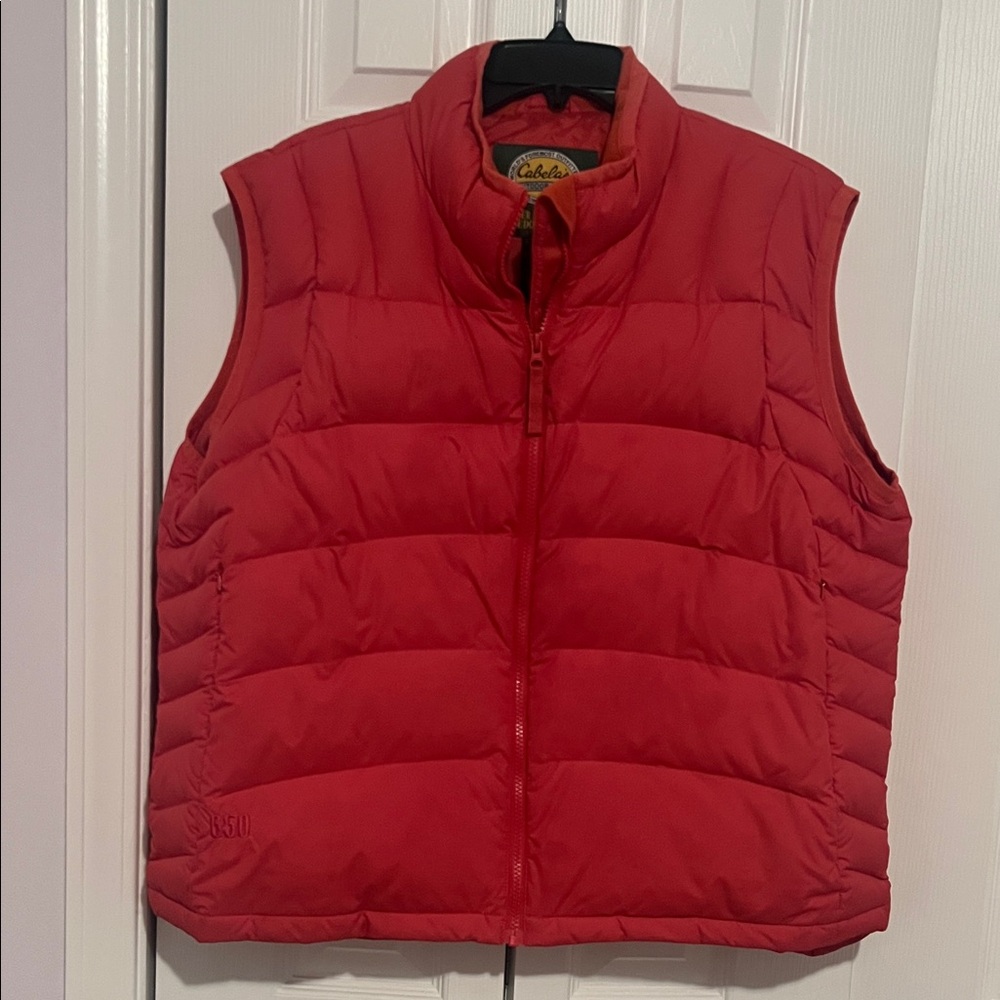 Cabela's Vibrant Red Quilted Vest